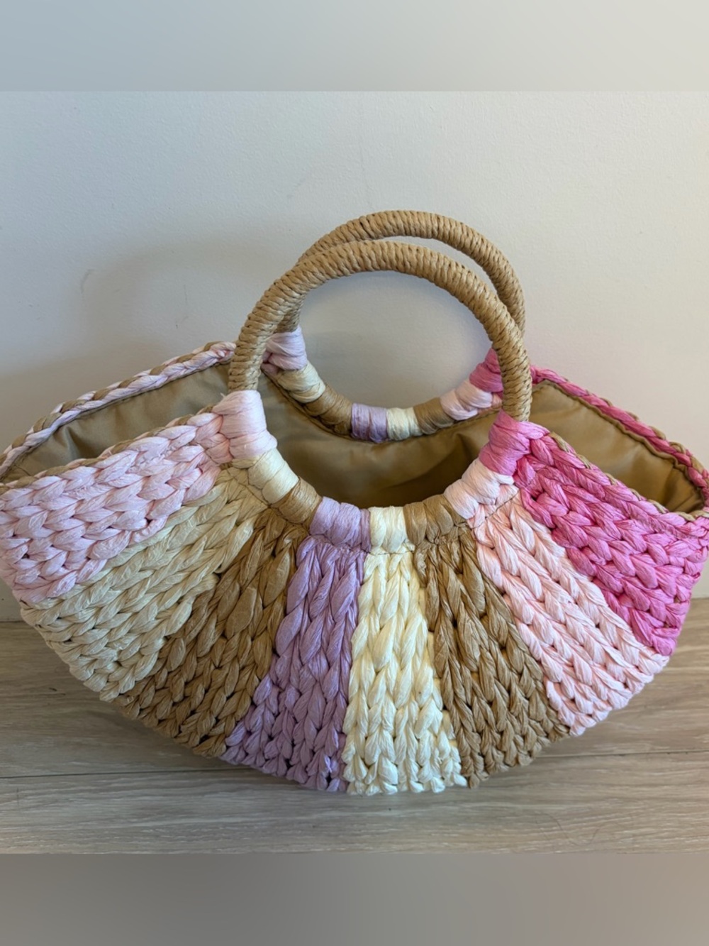 Woven Raffia Tote